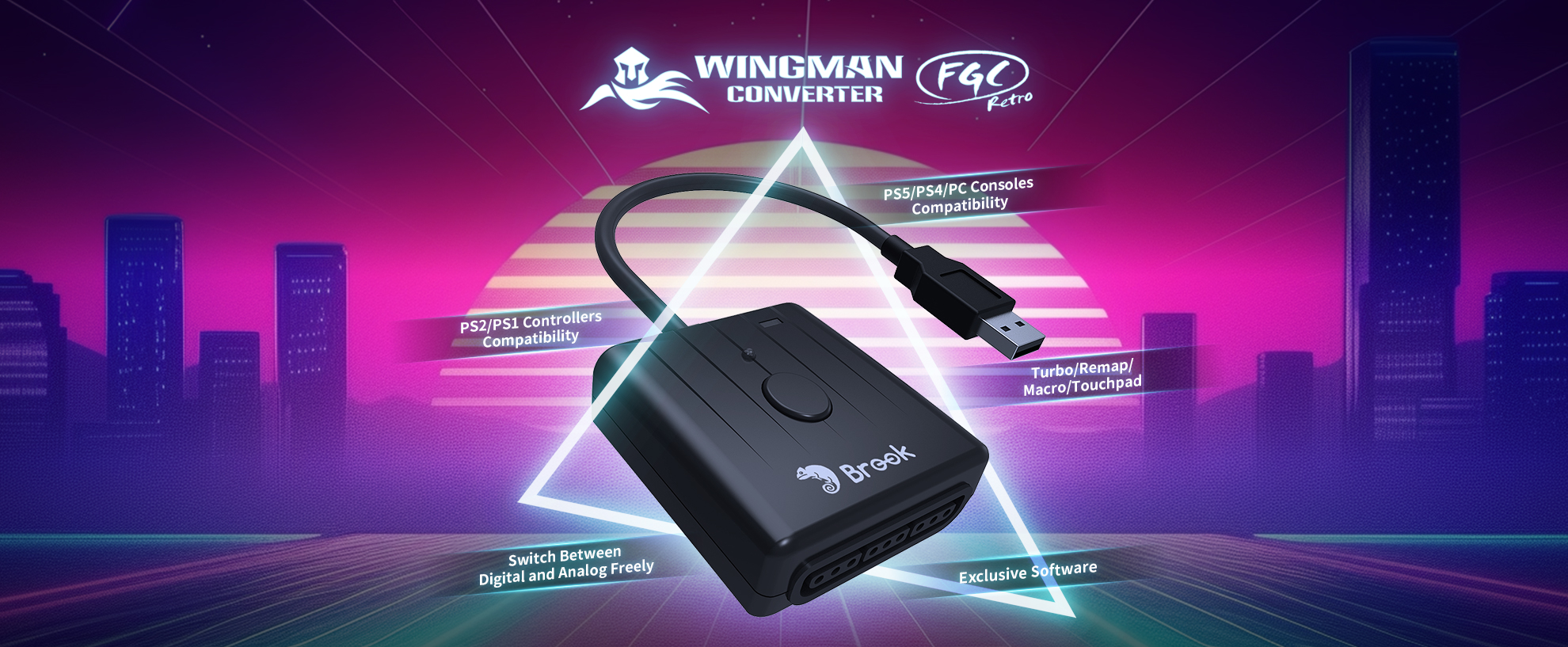 Wingman FGC Retro box and features