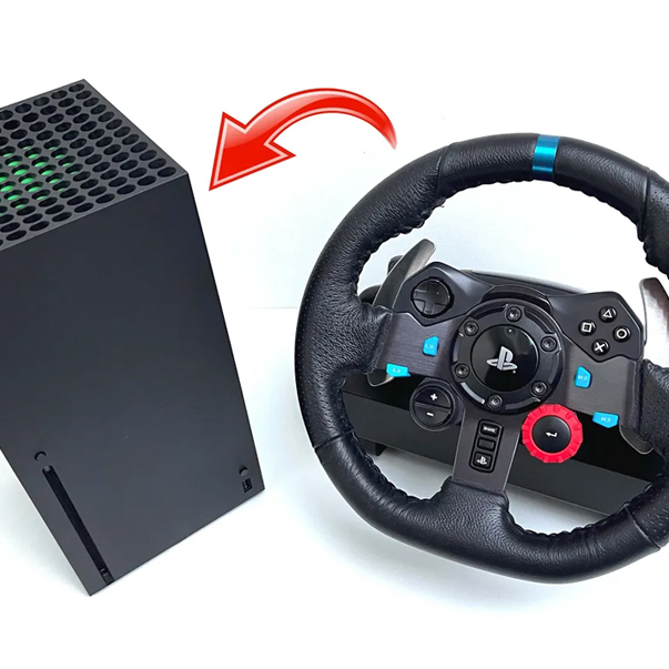Volante per Joystick PS4 / Steering Wheel for PS4 Joystick 